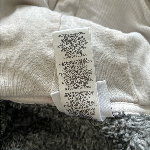 NY Mets Newborn & Infant Game Nap Teddy Fleece Bunting Sleeper - Gray - Picture 6 of 7